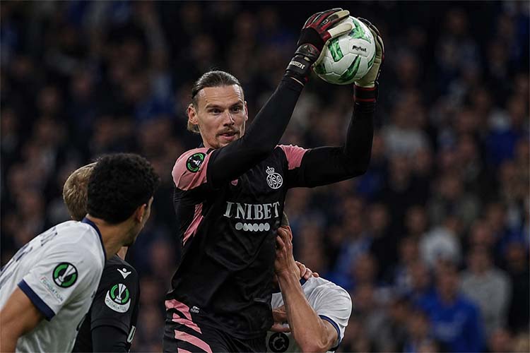Maarten Vandevoordt, RB Leipzig goalkeeper and one of Europe's promising young goalkeeping talents.