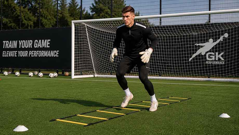 Best goalkeeper training drills for lateral footwork and agility ladder training